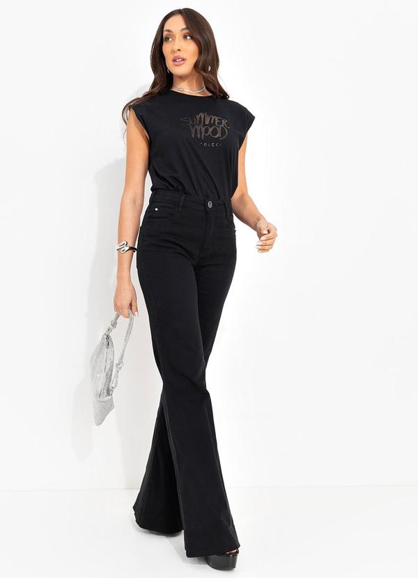 Colcci - Calça Sarja Bruna Preto 3