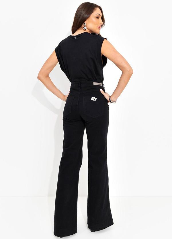 Colcci - Calça Sarja Bruna Preto 4