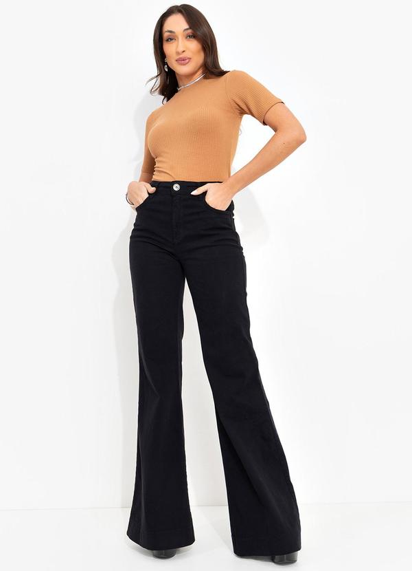 Colcci - Calça Sarja Bruna Preto 8