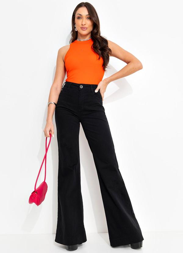 Colcci - Calça Sarja Bruna Preto 9