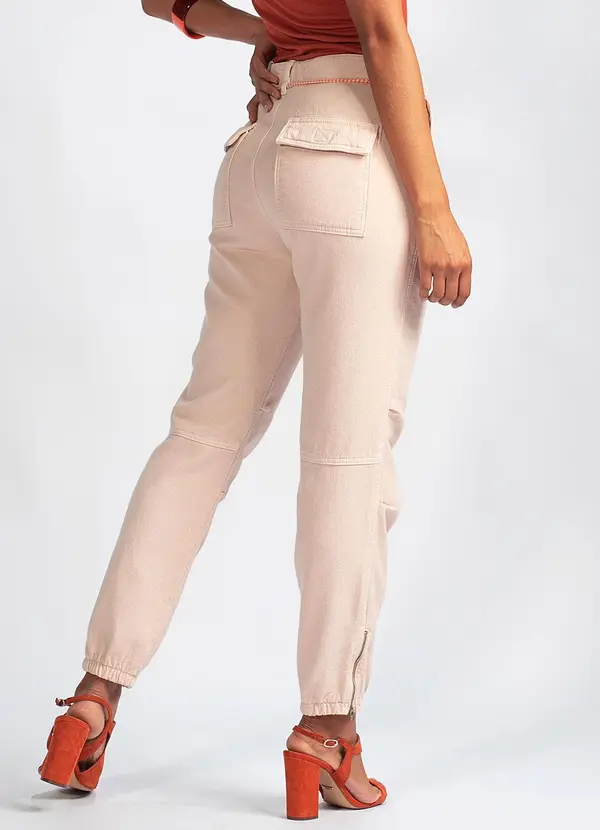 Animale Jeans - Calça Sarja Color JoggerRosa 2