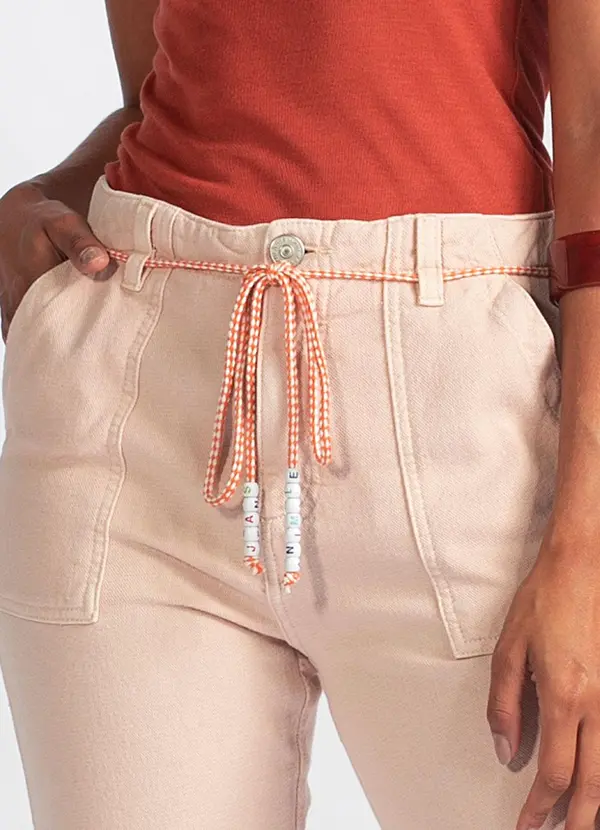 Animale Jeans - Calça Sarja Color JoggerRosa 6