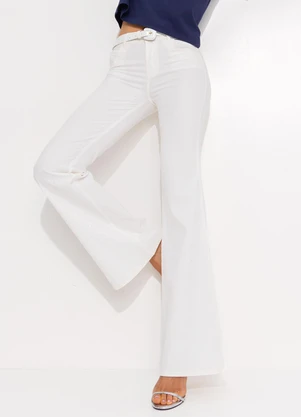 Colcci Jeans - Calça Sarja Flare Cj Off White - COLCCI JEANS