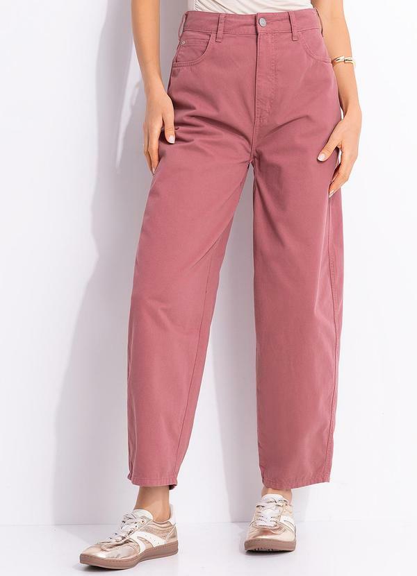Colcci - Calça Sarja Joana Barril Rosa