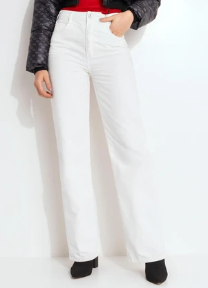 Colcci - Calça Sarja Juliette Off White - COLCCI