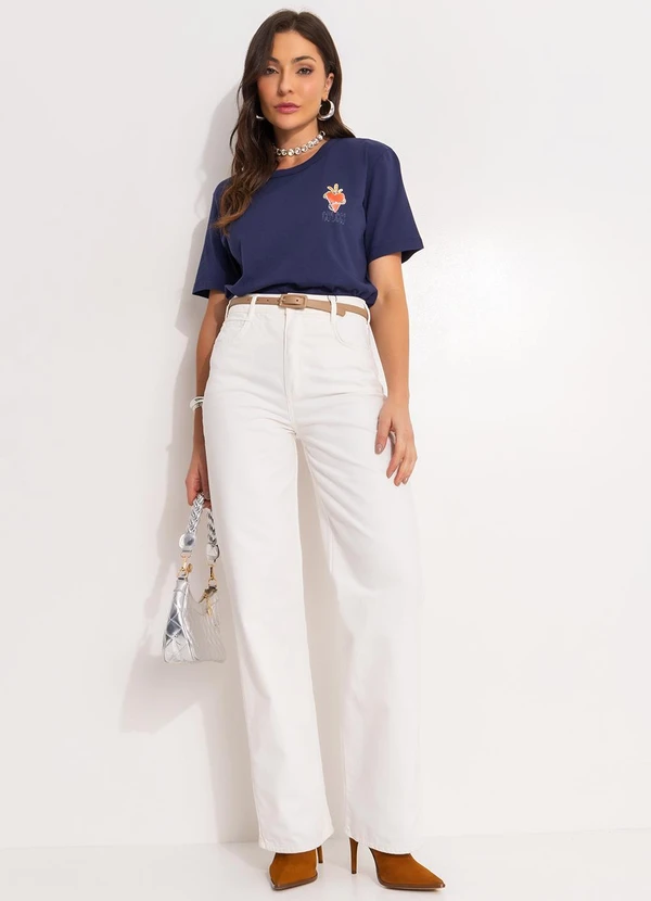 Colcci - Calça Sarja Juliette Off White 5