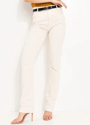 Colcci Jeans - Calça Sarja Kendall Cj Off White - COLCCI JEANS