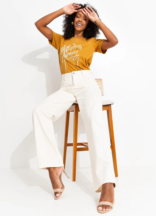 Colcci - Calça Sarja Leoni Bege 6