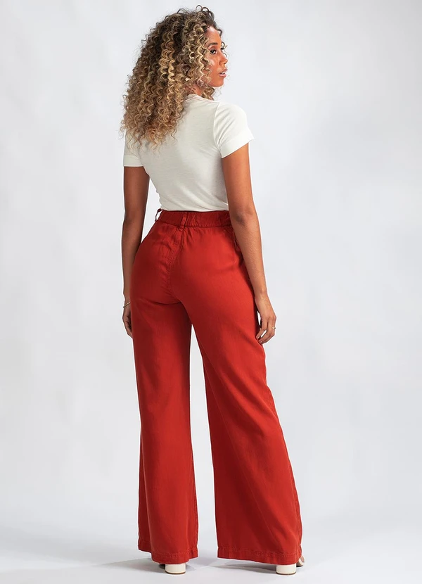 Animale Jeans - Calça Sarja Pantalona Marrom 4