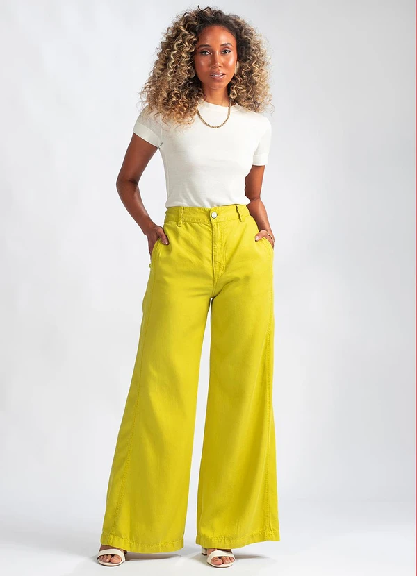 Animale Jeans - Calça Sarja Pantalona Verde 3