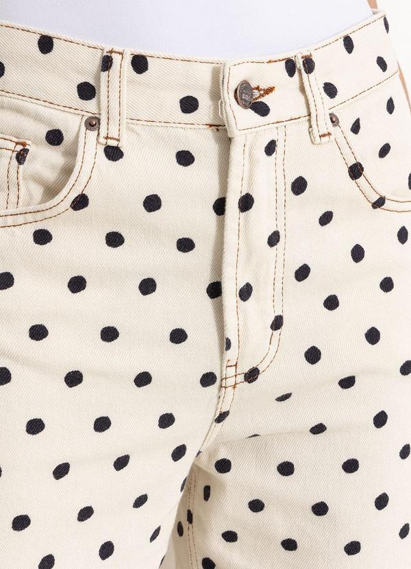 Farm - Calça Sarja Reta Poá Bege 9