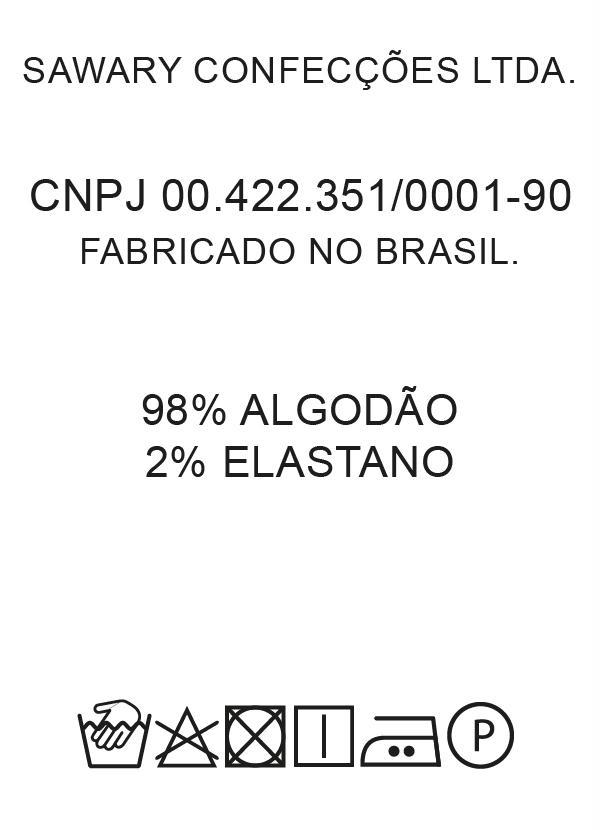 Sawary Jeans - Calça Sarja Sawary Preta Modelo Hot Pants 7