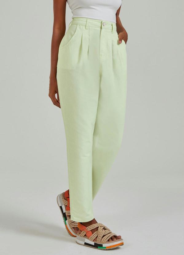 Lunender - Calça Sarja Verde