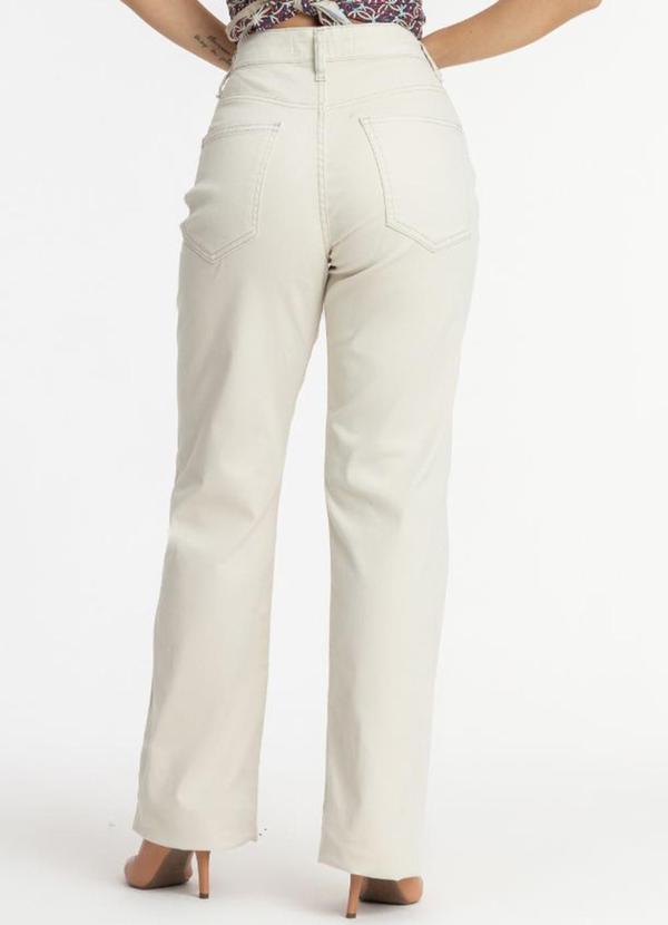 La Tay - Calça Sarja Wide Leg Natural 4