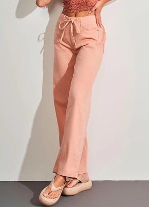 Sofie - Calça Skater em Sarja Bege - SOFIE