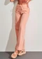 Sofie - Calça Skater em Sarja Branco - variação: Bege