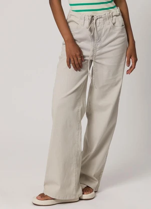 Sofie - Calça Skater em Sarja Branco - SOFIE