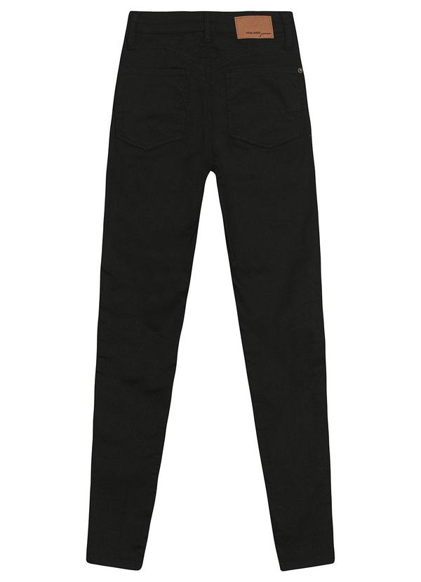 Malwee - Calça Skinny Sarja Flex Cintura Alta Preto 7
