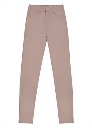 Malwee - Calça Skinny Sarja Stretch Cáqui - MALWEE