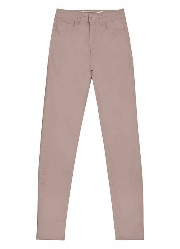Malwee - Calça Skinny Sarja Stretch Cáqui