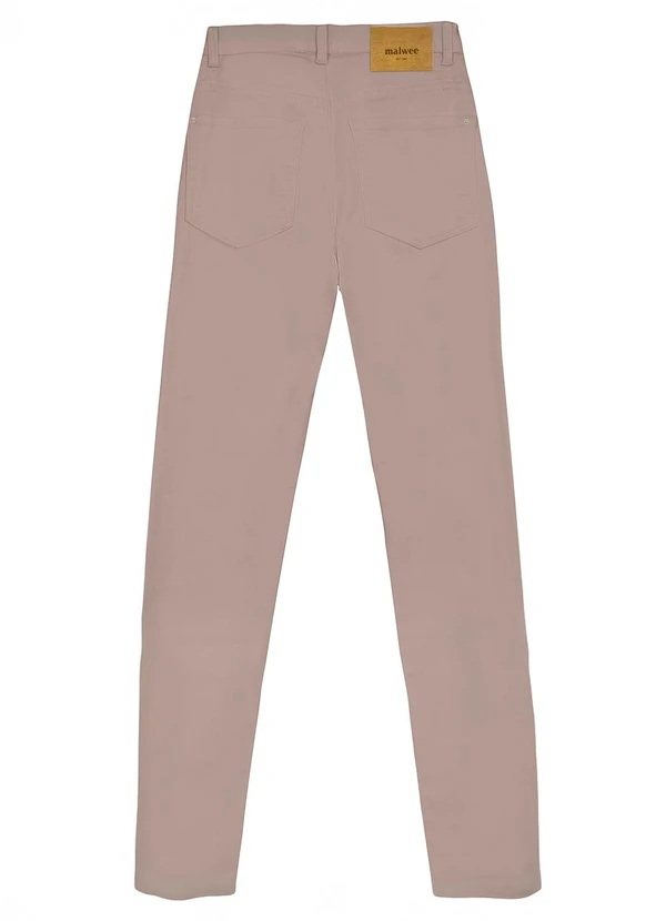 Malwee - Calça Skinny Sarja Stretch Cáqui 2