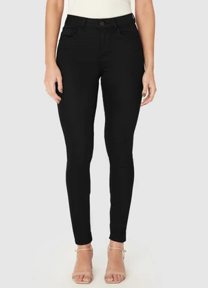 Malwee - Calça Skinny Sarja Stretch Preto - MALWEE