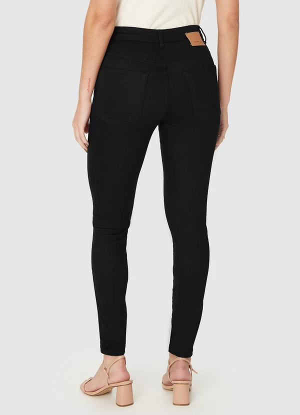 Malwee - Calça Skinny Sarja Stretch Preto 2
