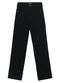 Enfim - Calça Slouchy Cintura Alta em Sarja Preto - variação: Preto