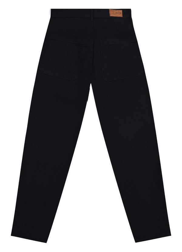 Enfim - Calça Slouchy em Sarja Preto 4