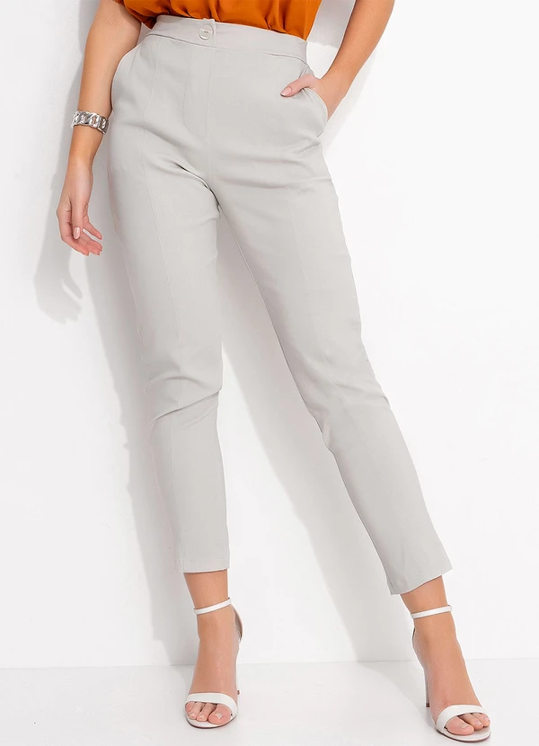 Quintess - Calça Areia em Bengaline