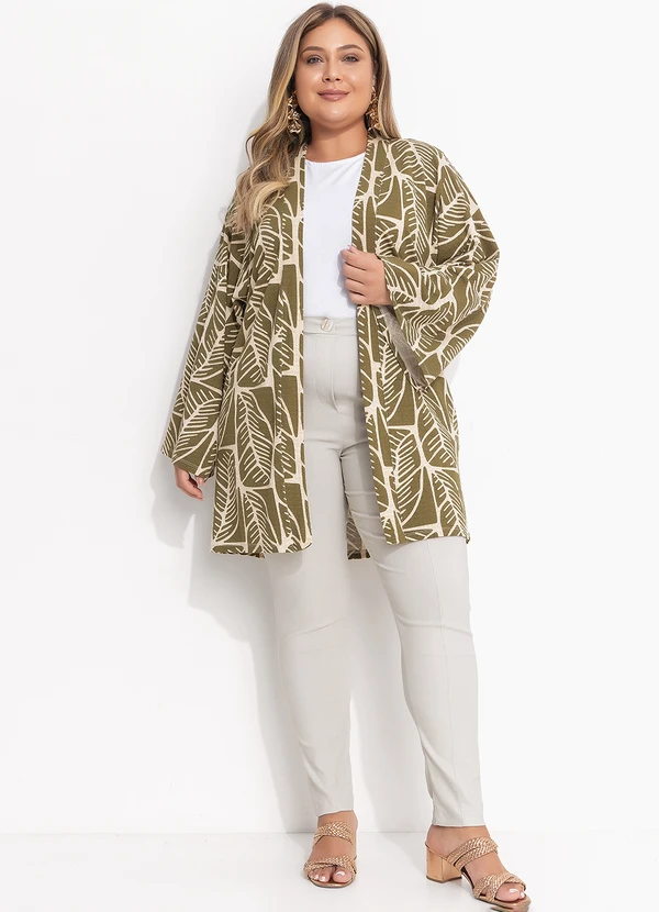 Quintess - Calça Areia em Bengaline 13