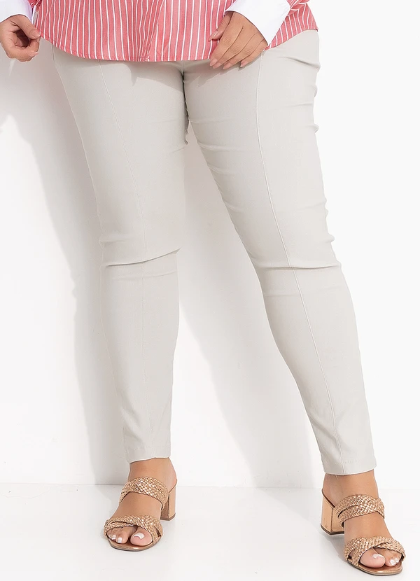 Quintess - Calça Areia em Bengaline 8