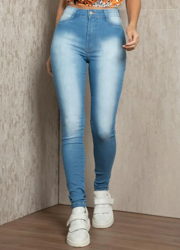 Quintess - Calça Azul Claro Skinny