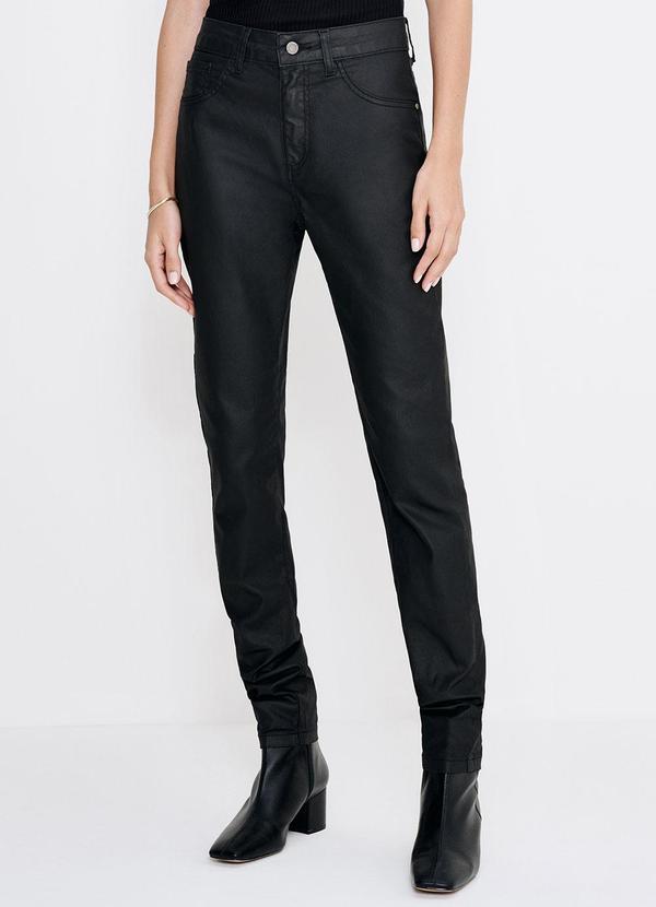 Principessa - Calça em Sarja Preto Fulvia