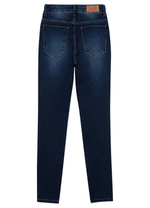 Marialícia - Calça Feminina Skinny Jeans Azul - MARIALÍCIA