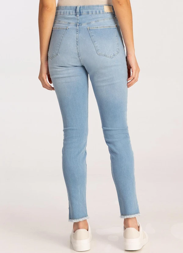 Lunender - Calça Jeans Skinny Cropped Chapa Barriga Jeans 2