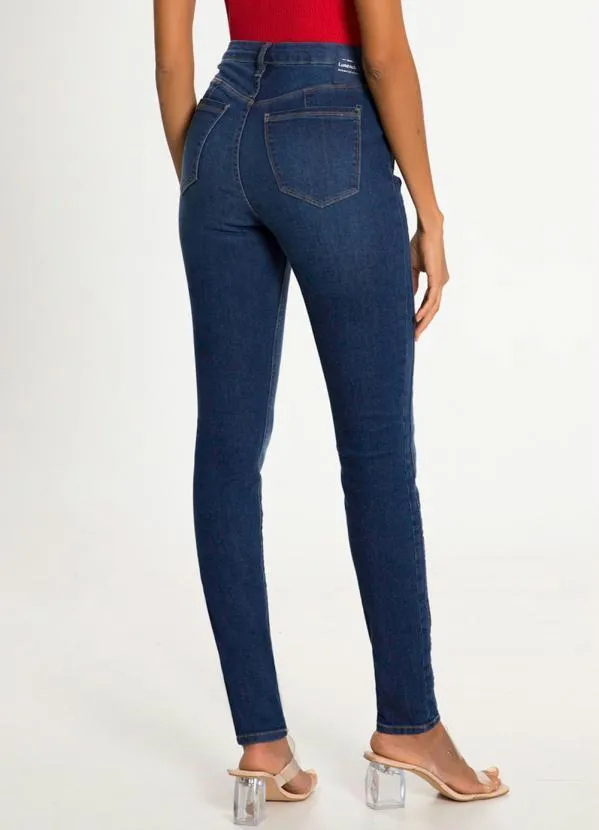 Lunender - Calça Jeans Skinny Escultural  Azul 2