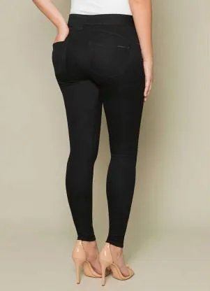 Lunender - Calça Jegging Cintura Média Preto - LUNENDER