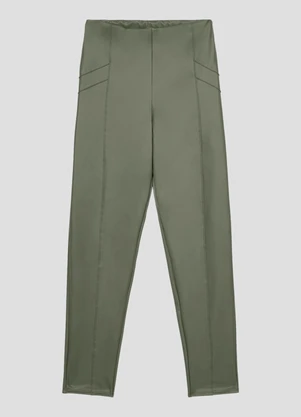 Cereja Rosa - Calça Montaria Plus Size em Neocouro Verde - CEREJA ROSA
