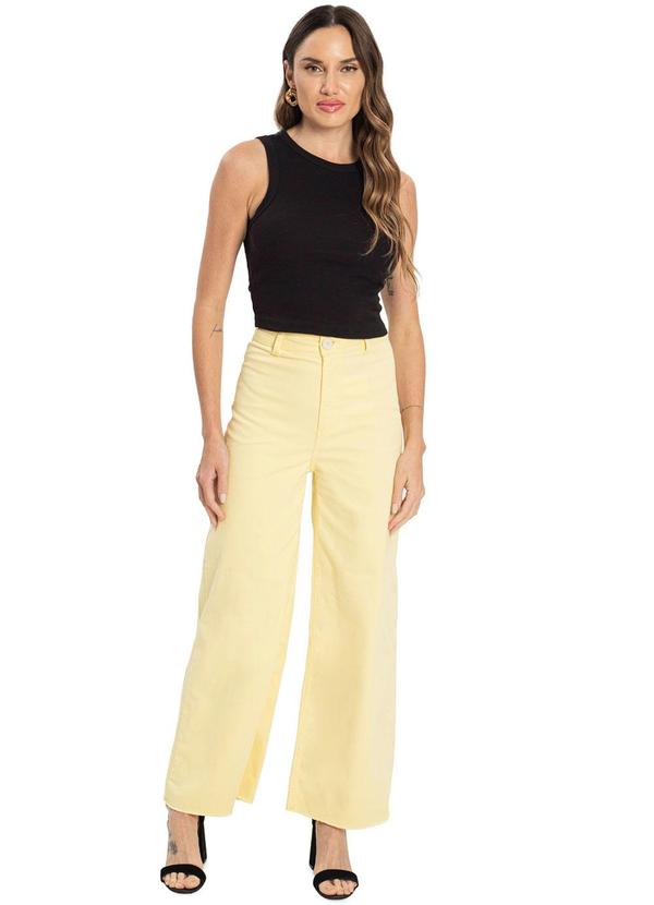 Endless - Calça Sarja Feminina Amarelo 3