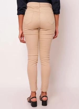 Torra - Calça Sarja Feminina Skinny Bege - TORRA