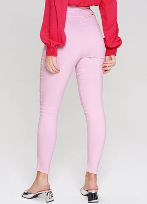 Outlet - Calca Skinny Bengaline Rosa - OUTLET