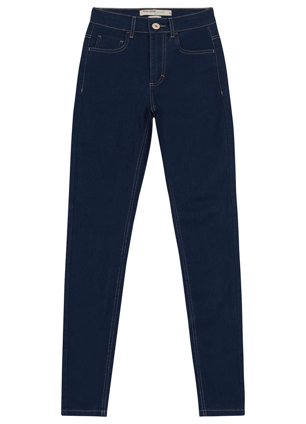 Malwee - Calça Skinny Jeans Feminina Azul Escuro 3