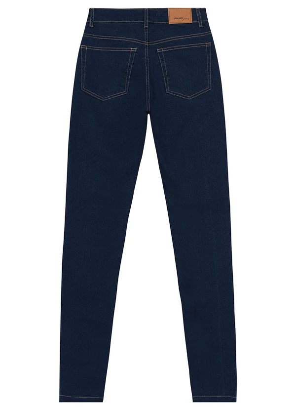 Malwee - Calça Skinny Jeans Feminina Azul Escuro 4