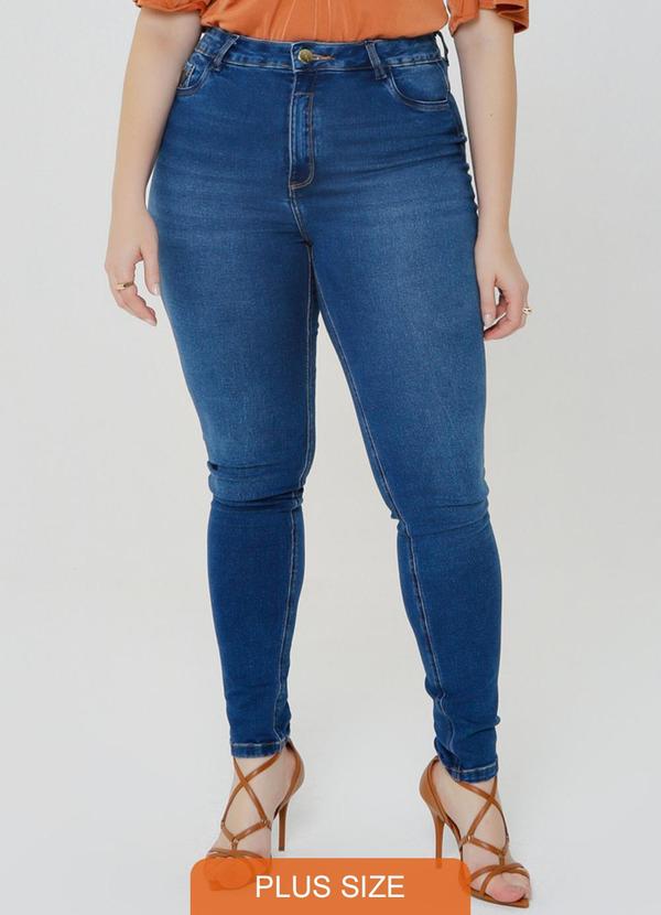 Gatabakana - Calca Skinny Mais Gata Azul