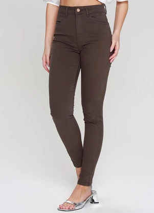 Outlet - Calca Skinny Verde - OUTLET
