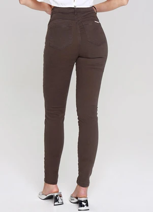 Outlet - Calca Skinny Verde - OUTLET