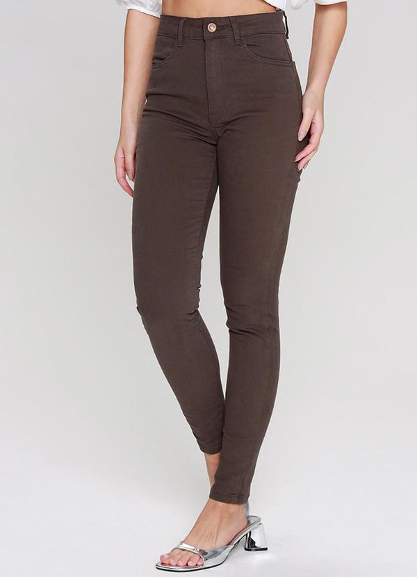 Outlet - Calca Skinny Verde