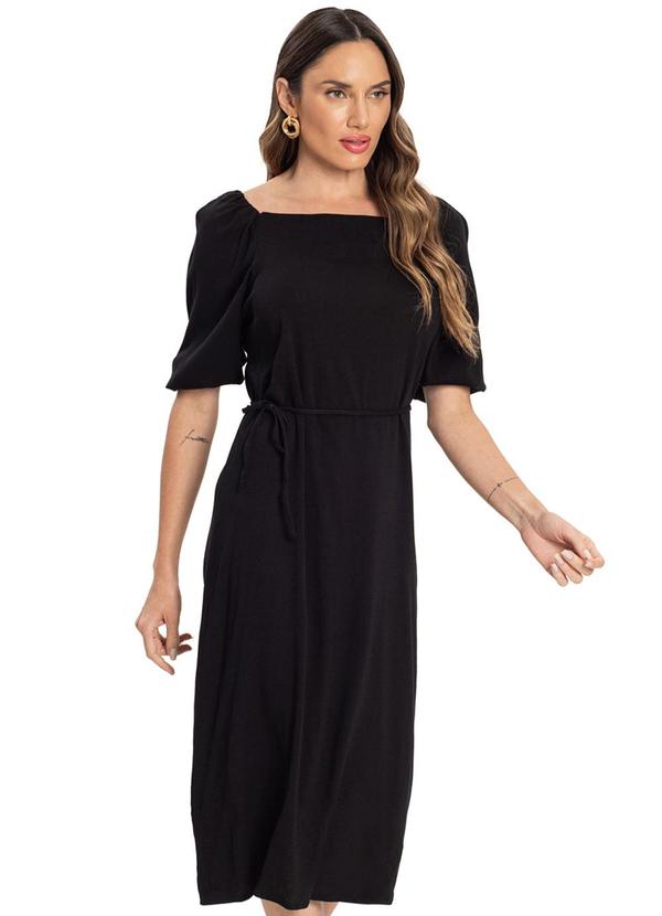 Endless - Vestido Viscose Feminino Preto