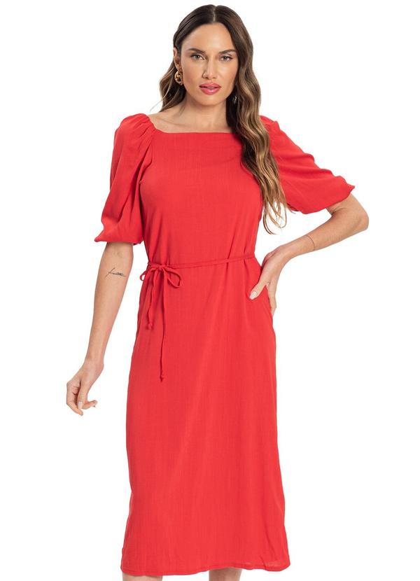 Endless - Vestido Viscose Feminino Vermelho
